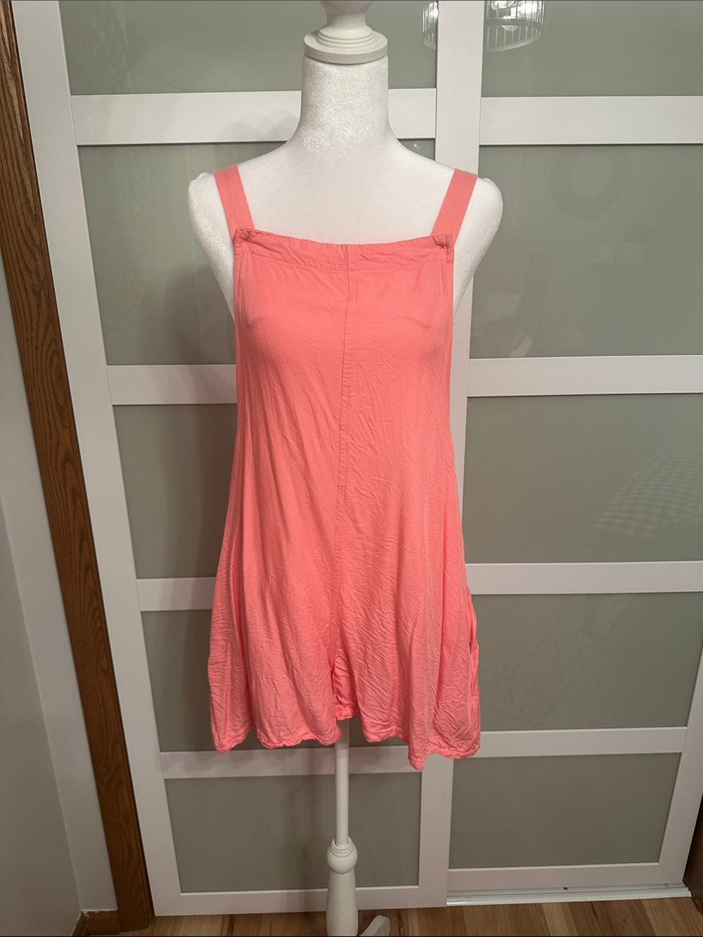 Coral Pink Billabong Overalls